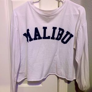 Malibu long sleeve cropped